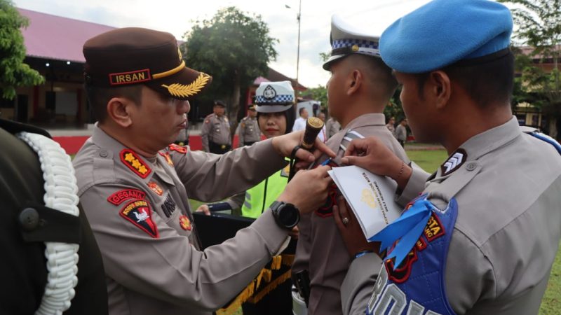 Kapolresta Deli Serdang Pimpin Apel Gelar Pasukan Ops Zebra Toba 2023