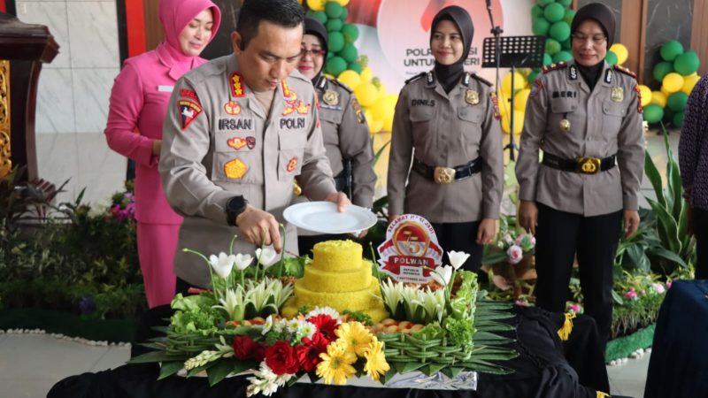 Polresta Deli Serdang Gelar Syukuran Hari Jadi Polisi Wanita Republik Indonesia ke-75 Tahun 2023