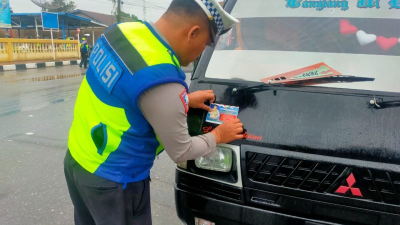 Pelaksanaan Operasi zebra Toba 2023 di wilayah Hukum Polres Humbahas