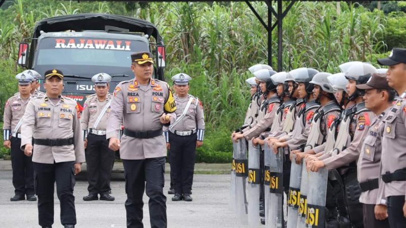 Polres Madina Gelar Apel Pasukan Mantap Brata Toba 2023