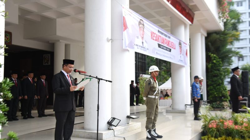 Wakil Ketua DPRD Medan Baca Teks Hari Kesaktian Pancasila