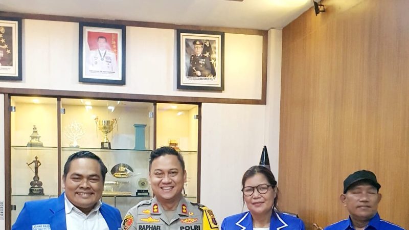 Kapolresta Deli Serdang Terima Kunjungan DPC GAMKI Kabupaten