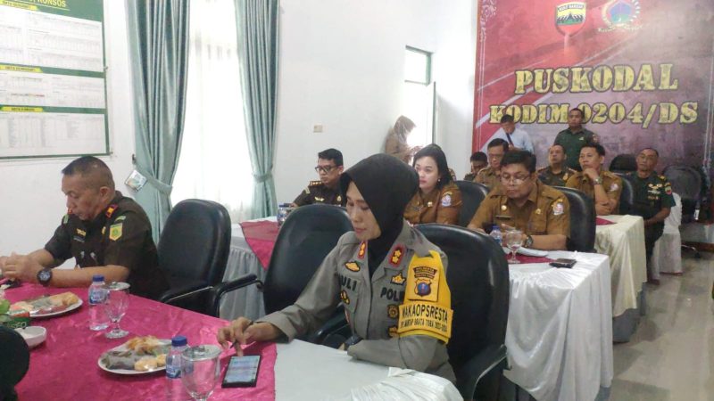 Perkuat Sinergitas, Wakapolresta Deli Serdang Hadiri Kegiatan Komunikasi Sosial di Makodim 0204/DS