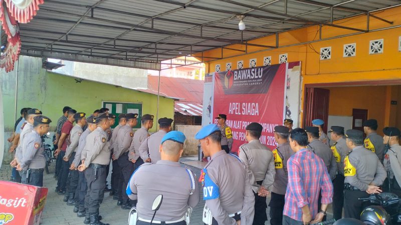 Polres Langkat Amankan Rapat Pleno Rekapitulasi Pemilu 2024