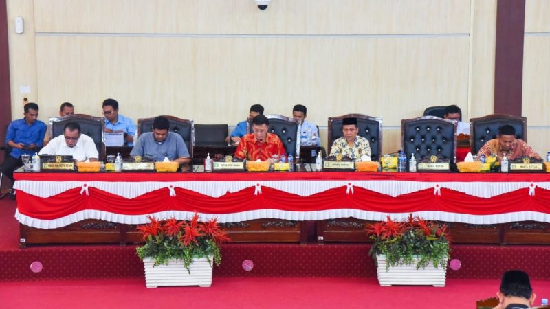 Rapat Paripurna DPRD Medan Gelar Penyampaian LKPJ Tahun 2023