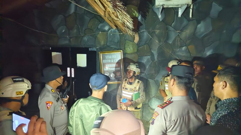 Sambut Bulan Suci Ramadhan, Tim Gabungan Polres Langkat Razia Tempat Hiburan Malam