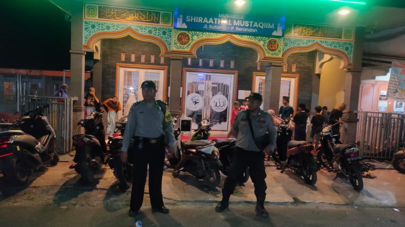 Patroli Sholat Tarawih di Masjid Pkl Brandan: Upaya Polsek Ciptakan Harkamtibmas