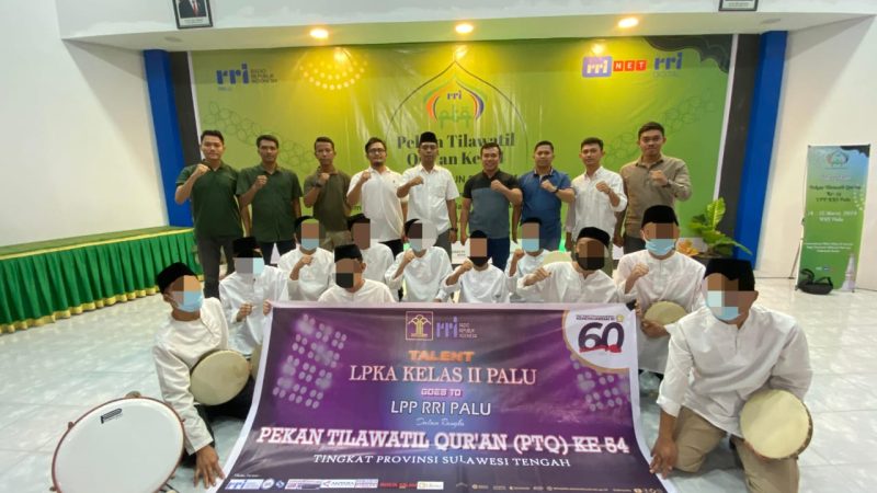 Terbang Lebih Tinggi, Grup Hadroh LPKA Palu Menyuguhkan Penampilan Terbaik di PTQ Ke-54 RRI