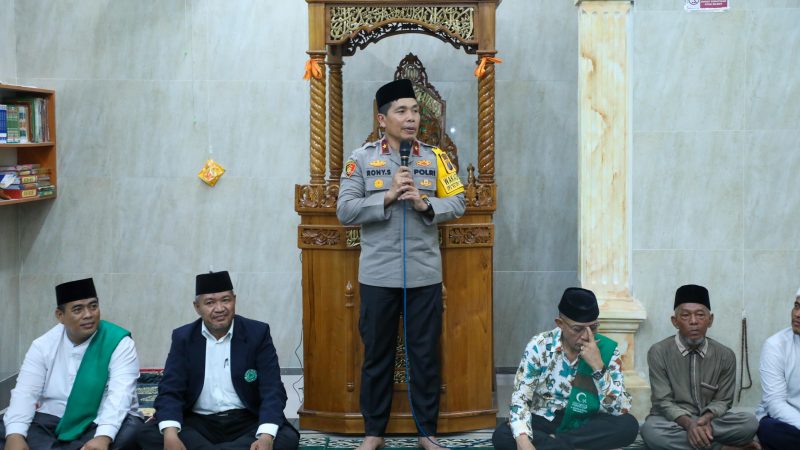 Kapolres Langkat Sambut Kunjungan Wakapolda Sumut Dalam Rangka Safari Ramadhan
