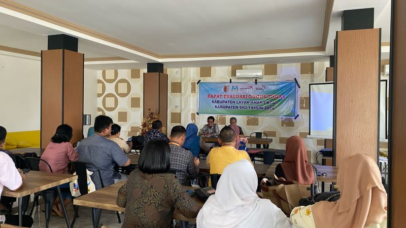 Hadiri Evaluasi Gugus Tugas, Kepala LPKA Palu Dukung Kabupaten Sigi Menuju KLA Tingkat Madya
