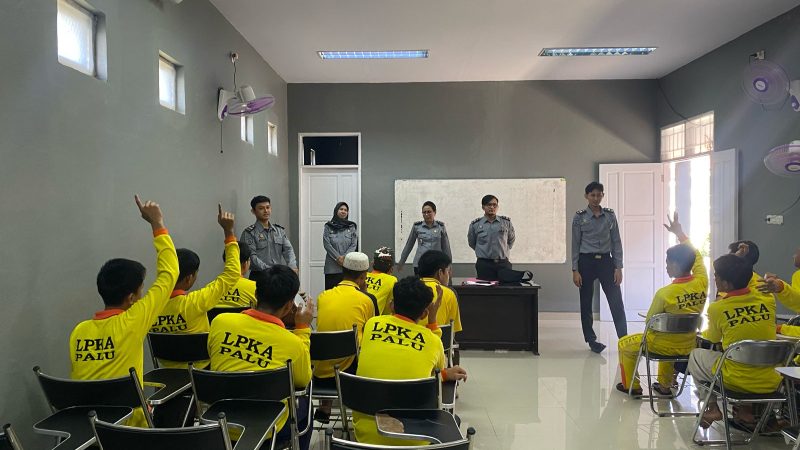Pasca Lebaran, Kasubsi Pendidikan dan Bimkemas Beri Semangat Anak Binaan untuk Bersiap Belajar