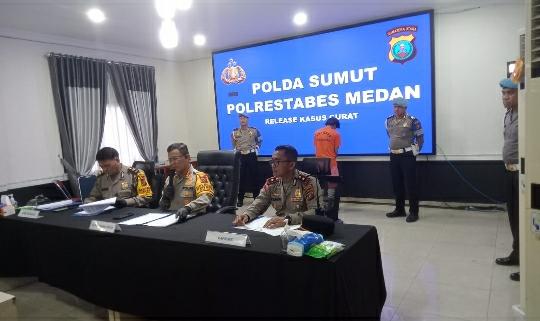 Polrestabes Medan Ringkus Maling Motor, Ada 11 TKP Berbeda