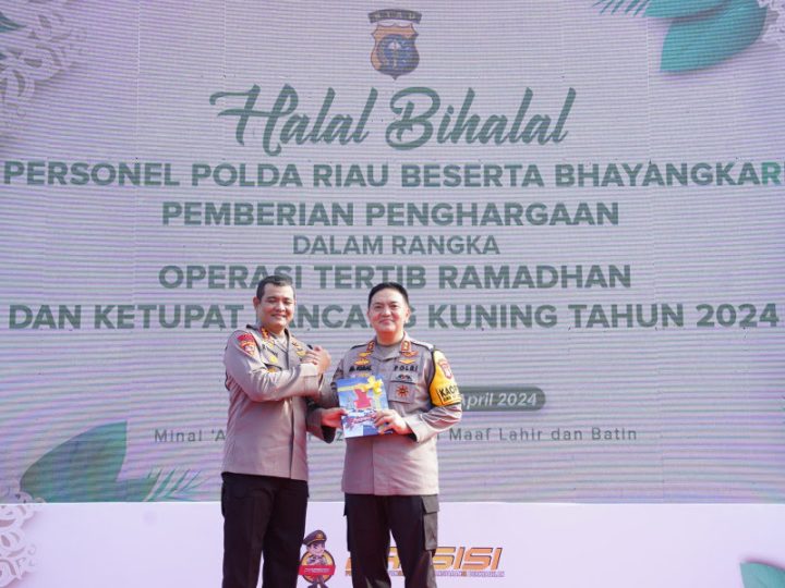 Polda Riau Gelar Halal bi Halal Bersama PJU