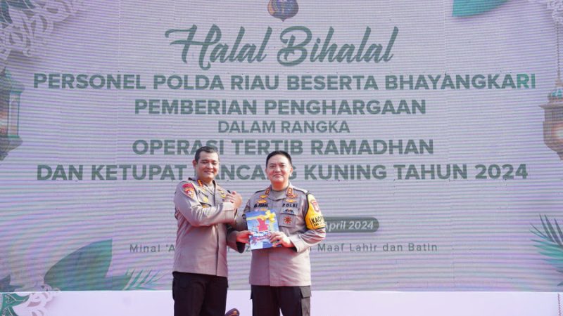 Polda Riau Gelar Halal bi Halal Bersama PJU