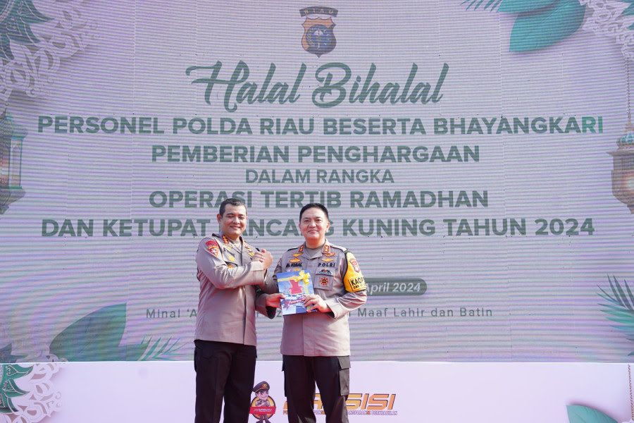 Polda Riau Gelar Halal bi Halal Bersama PJU