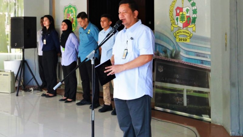 Apel Pagi Dikantor DPRD Medan