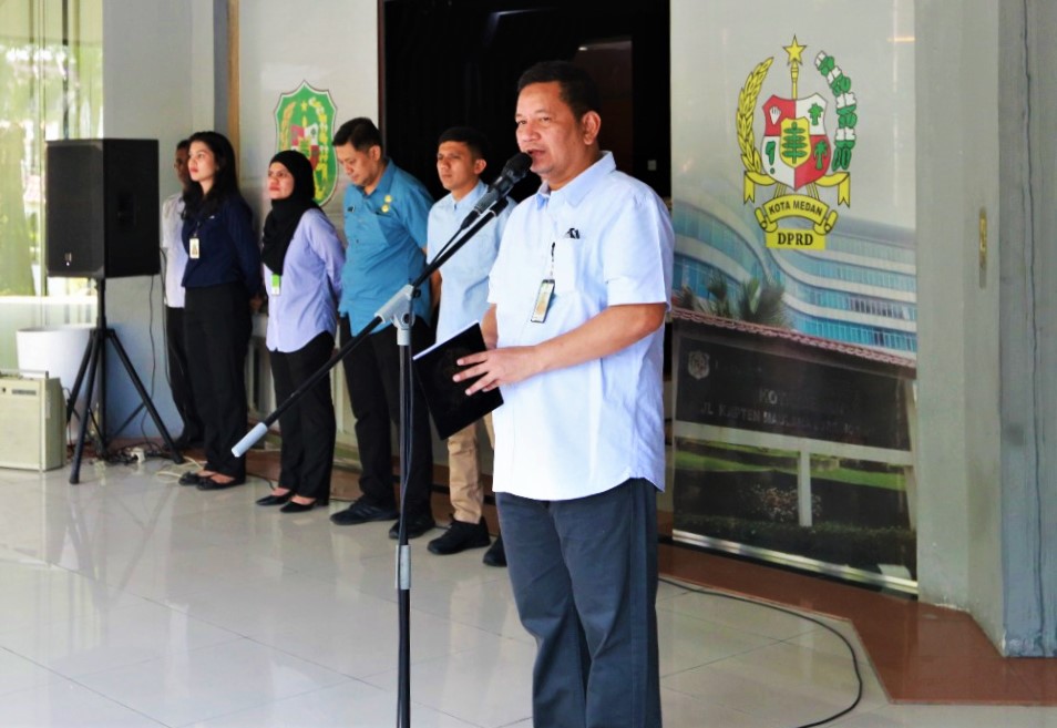 Apel Pagi Dikantor DPRD Medan