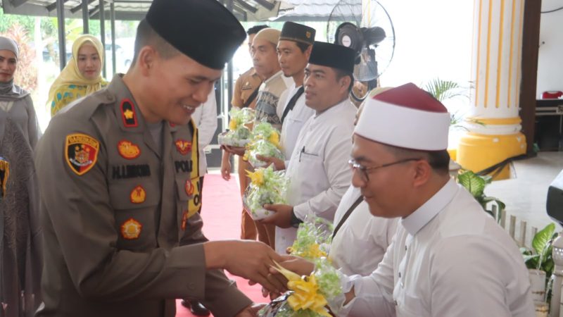 Tepung Tawari Calon Jemaah Haji, Wakapolres Langkat: Kami Mohon Doa ke Calhaj agar Situasi Kamtibmas Kondusif