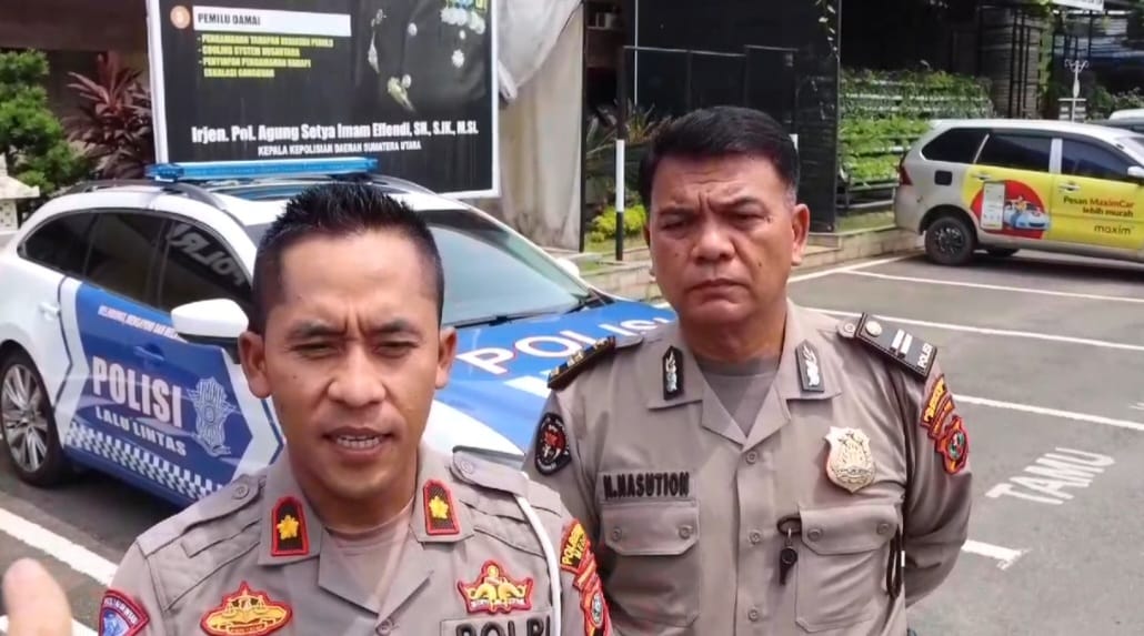 Kasat Lantas Polrestabes Medan Berikan Klarifikasi Terkait Mobil Sport Hantam Tembok Mako Sat Samapta