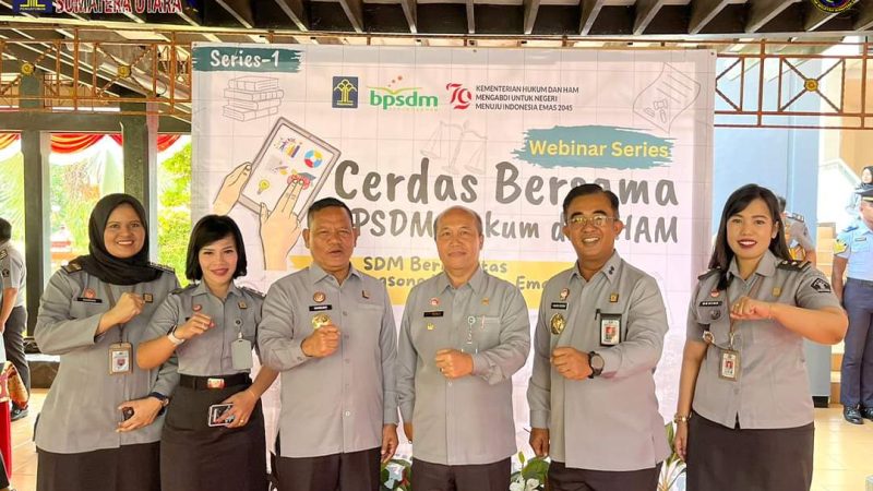 Kepala Kemenkunham Sumut Hadiri Acara Peluncuran Webinar Series I Cerdas