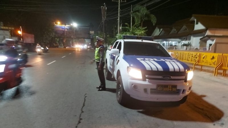 Antisipasi Aksi 3C, Begal dan Balap Liar, Polresta Deli Serdang Gencarkan Patroli Blue Light 