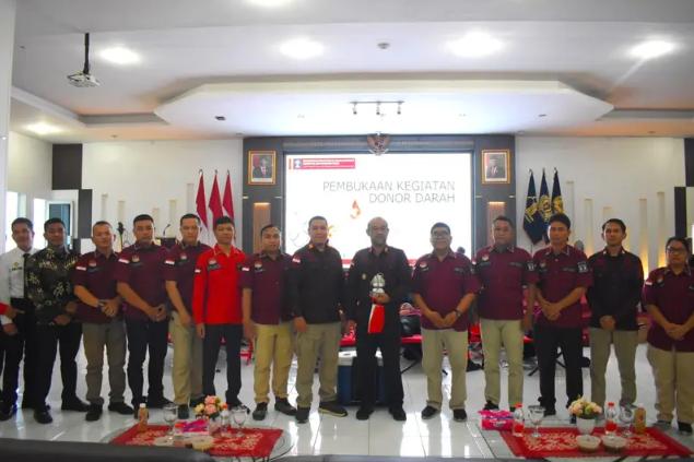 Rutan Klas I Labuhan Deli Ikuti Kegiatan Donor Darah