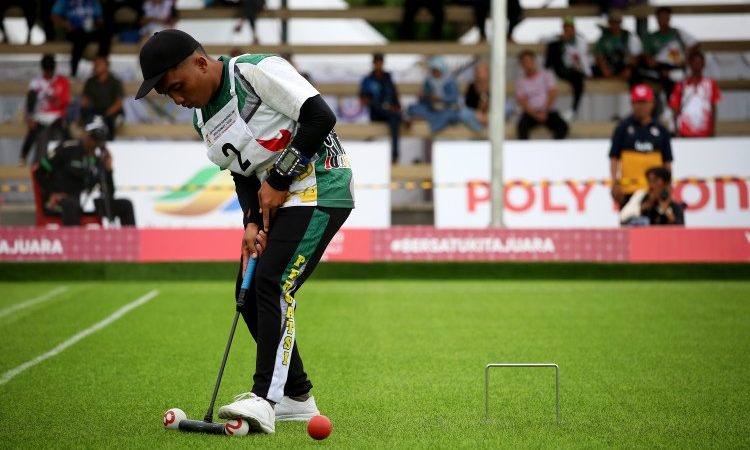 Bendri dan Ilham Sumbang Emas Perdana untuk Sumut di Cabor Gateball PON XXI