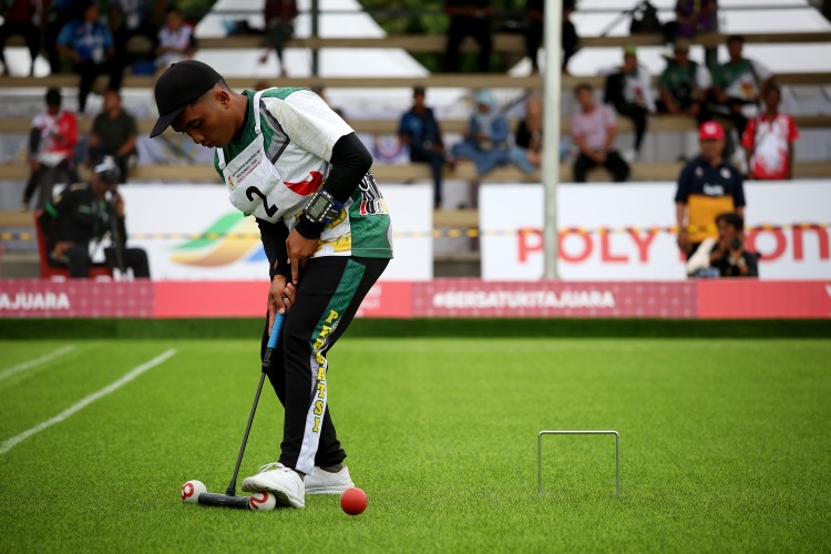 Bendri dan Ilham Sumbang Emas Perdana untuk Sumut di Cabor Gateball PON XXI