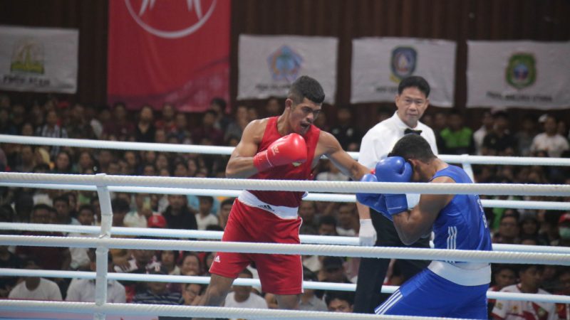 Serangkaian Pertandingan Semifinal Tinju PON XXI, Petinju Top Siap Rebut Emas