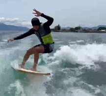 Anak Pemotong Ayam Asal Nias Jadi Atlet PON XXI Cabor Ski Air 