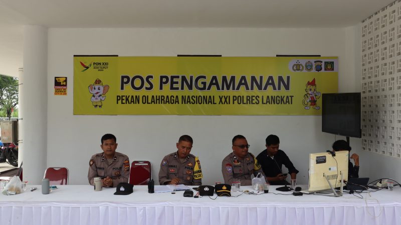 Polres Langkat Cek Kesiapan Venue PON Aceh-Sumut