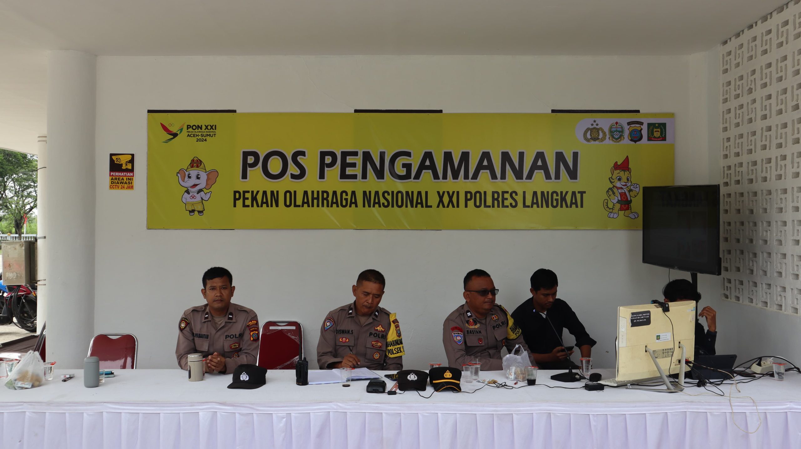 Polres Langkat Cek Kesiapan Venue PON Aceh-Sumut