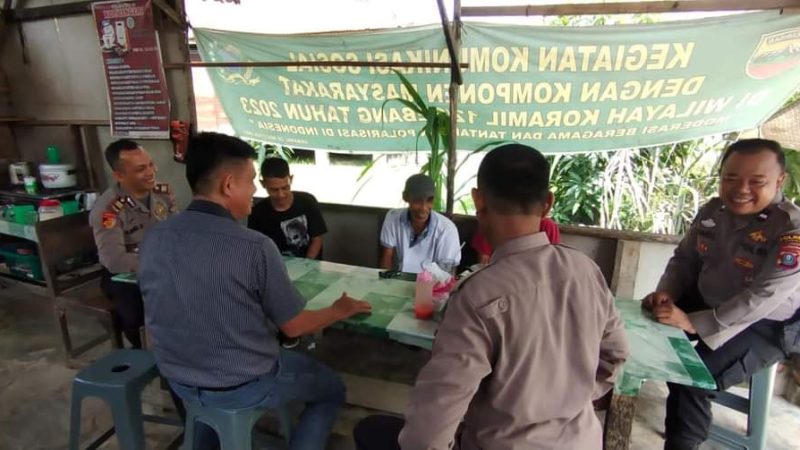 Bhabinkamtibmas Polsek Gebang Laksanakan Kegiatan Cooling System dan Edukasi Warga untuk Jaga Kamtibmas