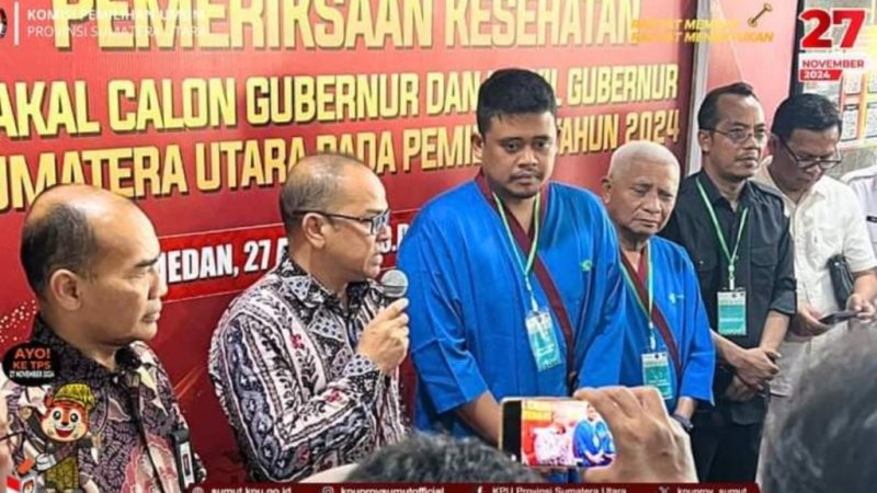 Pasangan Bobby dan Surya Lakukan Pemeriksaan Kesehatan di RSUP Adam Malik