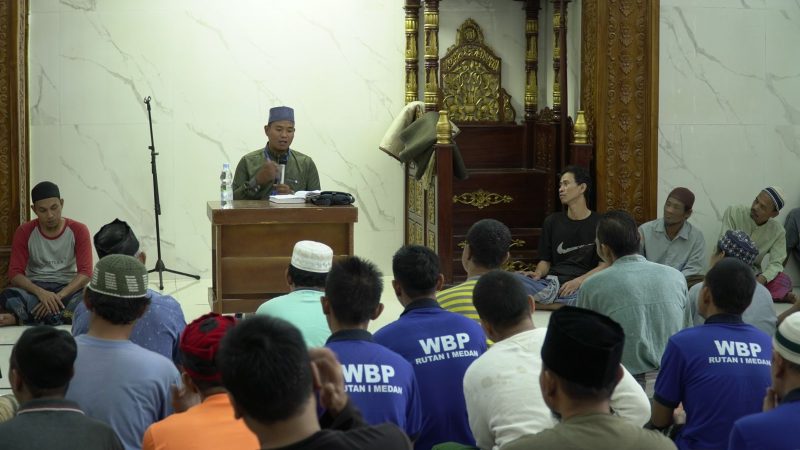 Rutan Kelas I Medan Rutin Adakan Ceramah Agama Untuk Warga Binaan