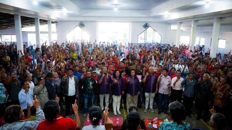 Warga Desa Adian Koting Julu Dukung Kemenangan Satika-Sarlandy