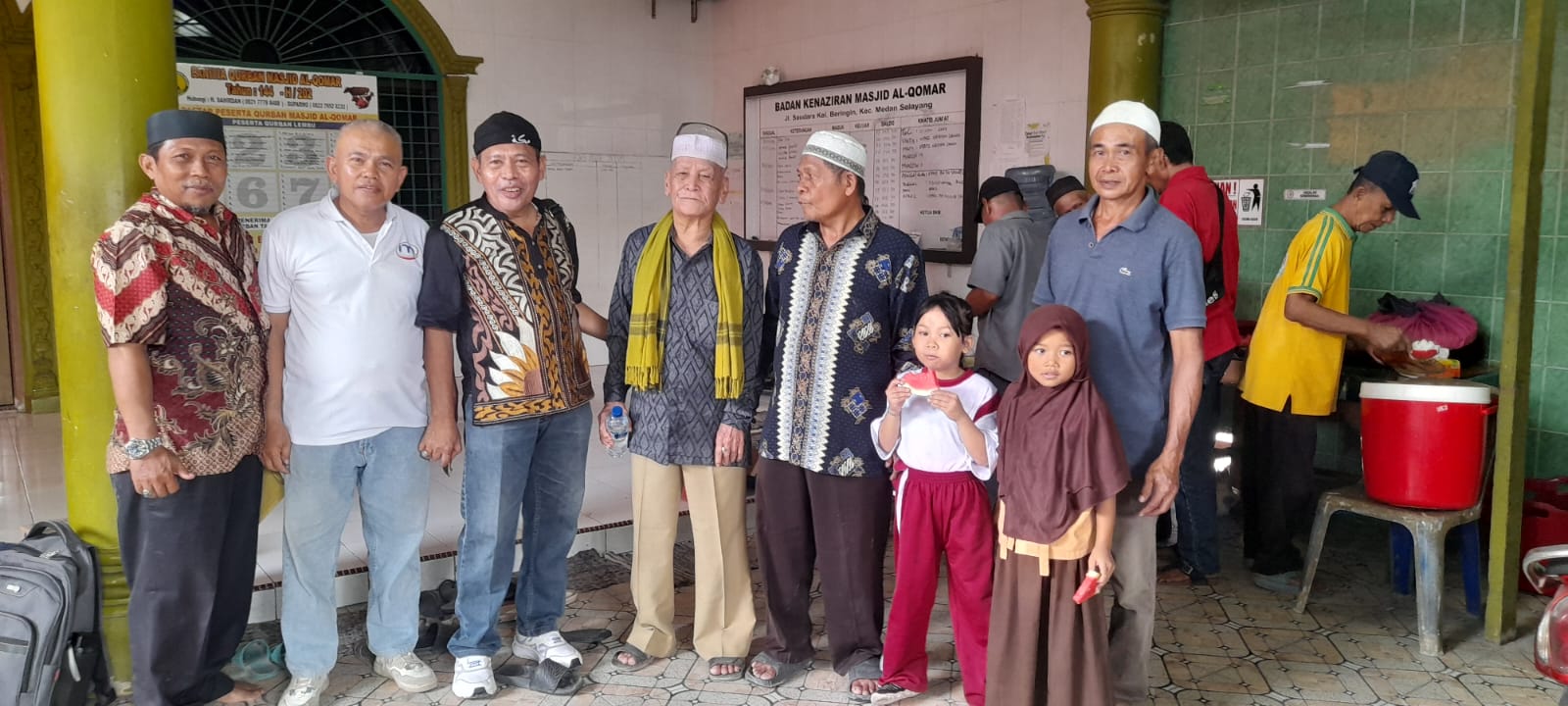 Badan Kenaziran Masjid Al Qomar Gelar Syukuran Peletakan Batu Pertama Pelebaran dan Renovasi
