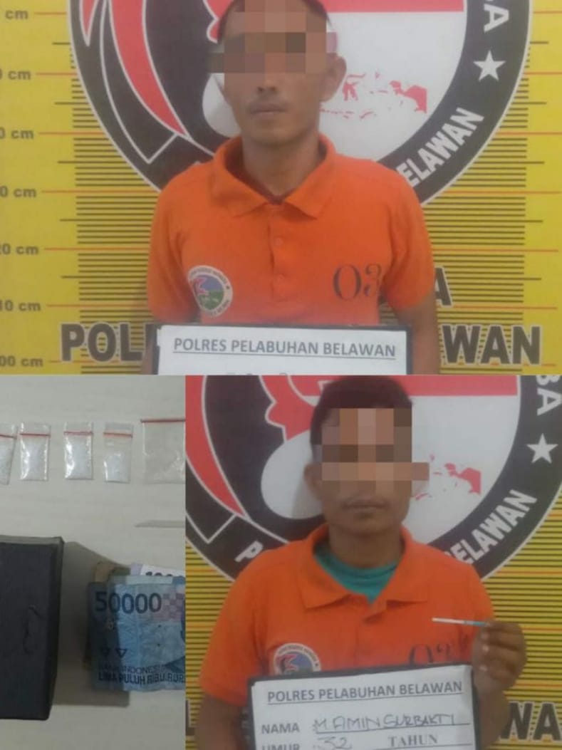 Polres Pelabuhan Belawan Gerebek Sarang Narkoba di Jalan Platina IV Titi Papan