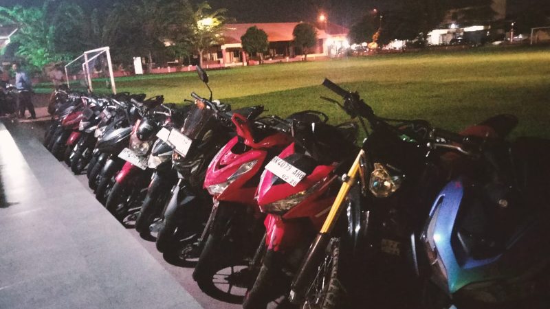 21 laki laki Anggota Geng Motor berhasil diamankan Polresta Deli Serdang