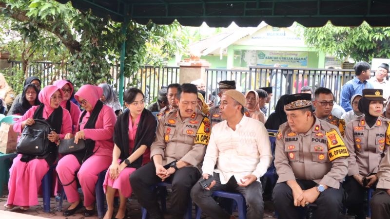 Belasungkawa Kapolres Binjai dan Jajaran Kepada Kapolsek Selesai