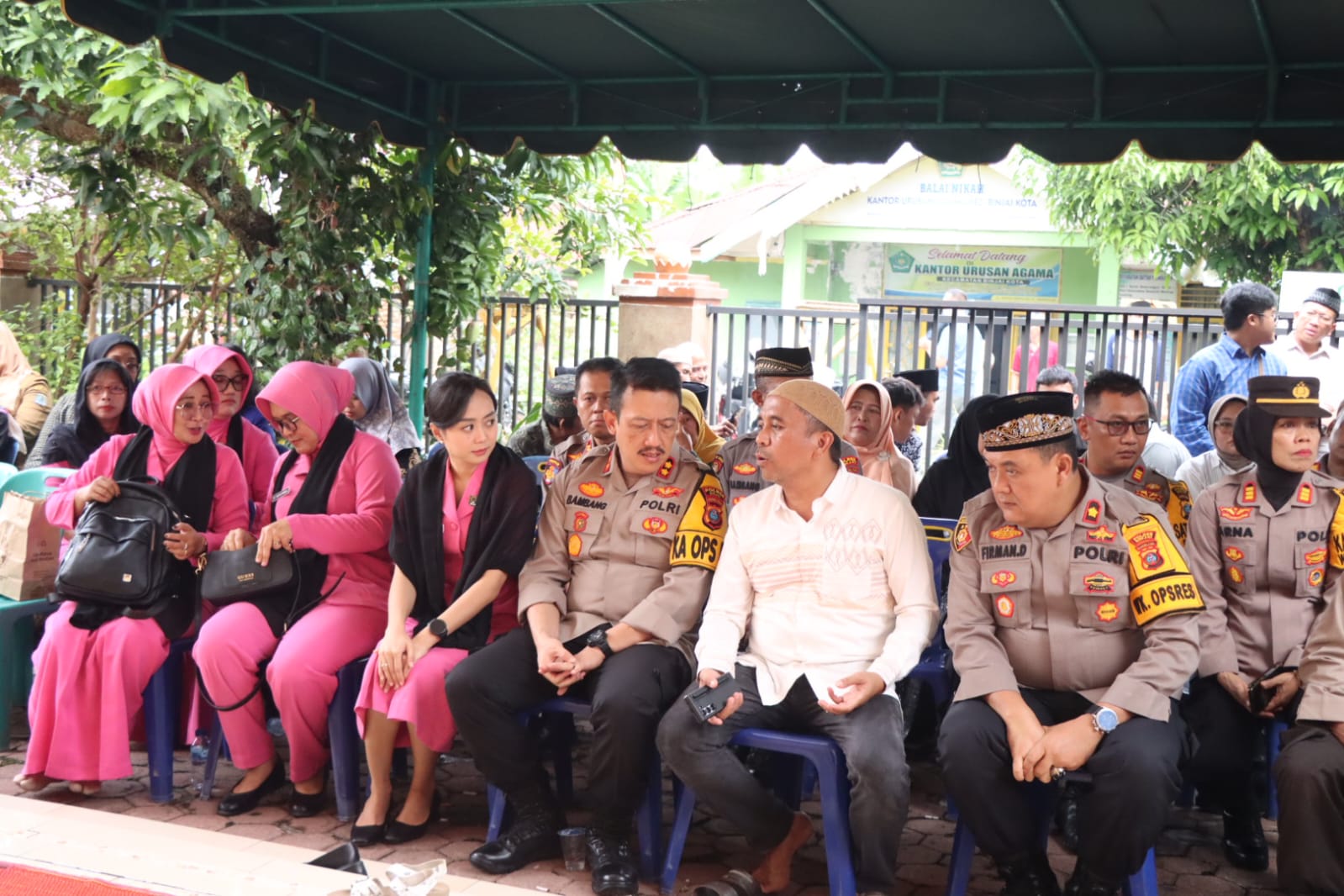 Belasungkawa Kapolres Binjai dan Jajaran Kepada Kapolsek Selesai