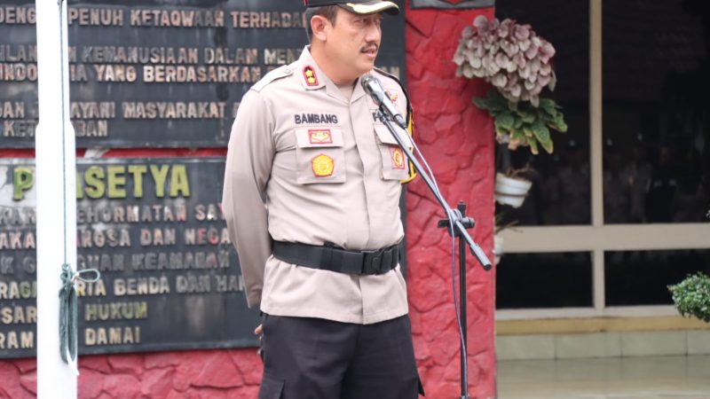 Kapolres Binjai Cek Kesiapan Personil Polri Saat Pengamanan Pilkada Serentak Tahun 2024 di Lokasi TPS