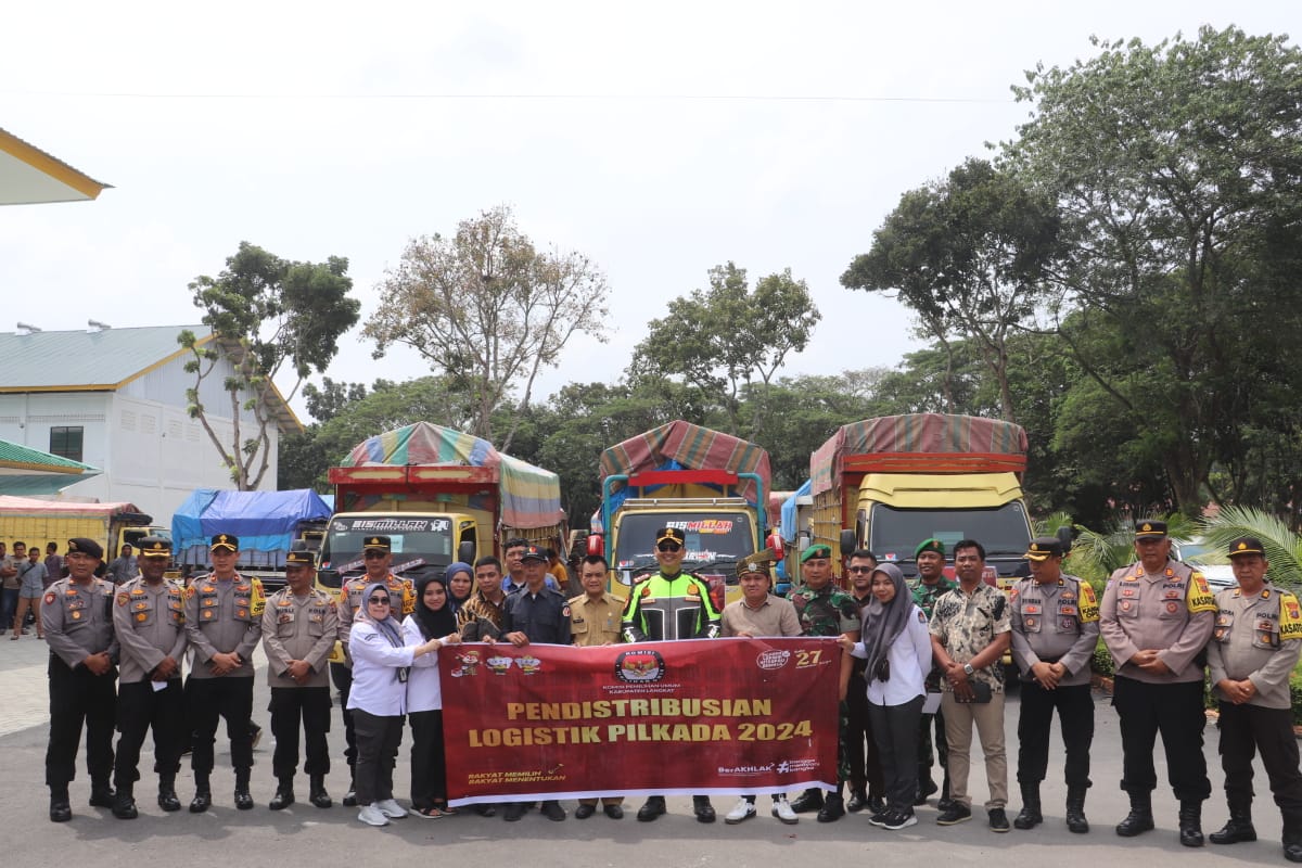 Polisi Kawal Ketat Logistik Pilkada ke 20 Kecamatan, Ini Pesan Kapolres langkat
