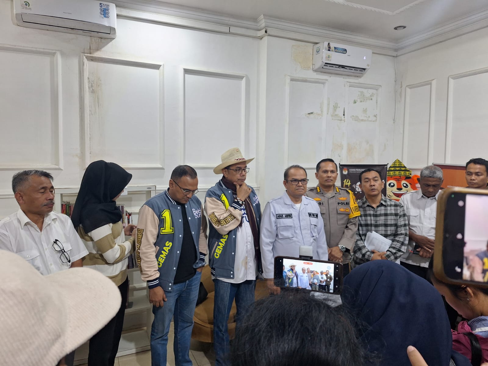 KPU Provinsi Sumut Gelar Konferensi Pers Terkait Pilkada Serentak Tahun 2024