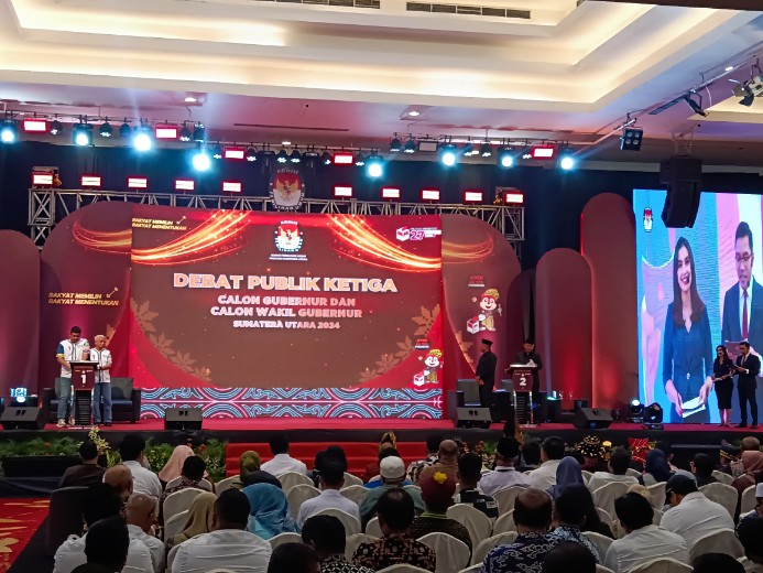 Debat Terakhir Pilgub Sumut Malam Ini Usung Tema Tentang Sinergi Pusat-Daerah