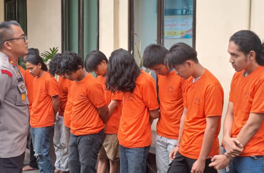 Polsek Sunggal Amankan Pelaku Aksi Tawuran Antar Mahasiswa