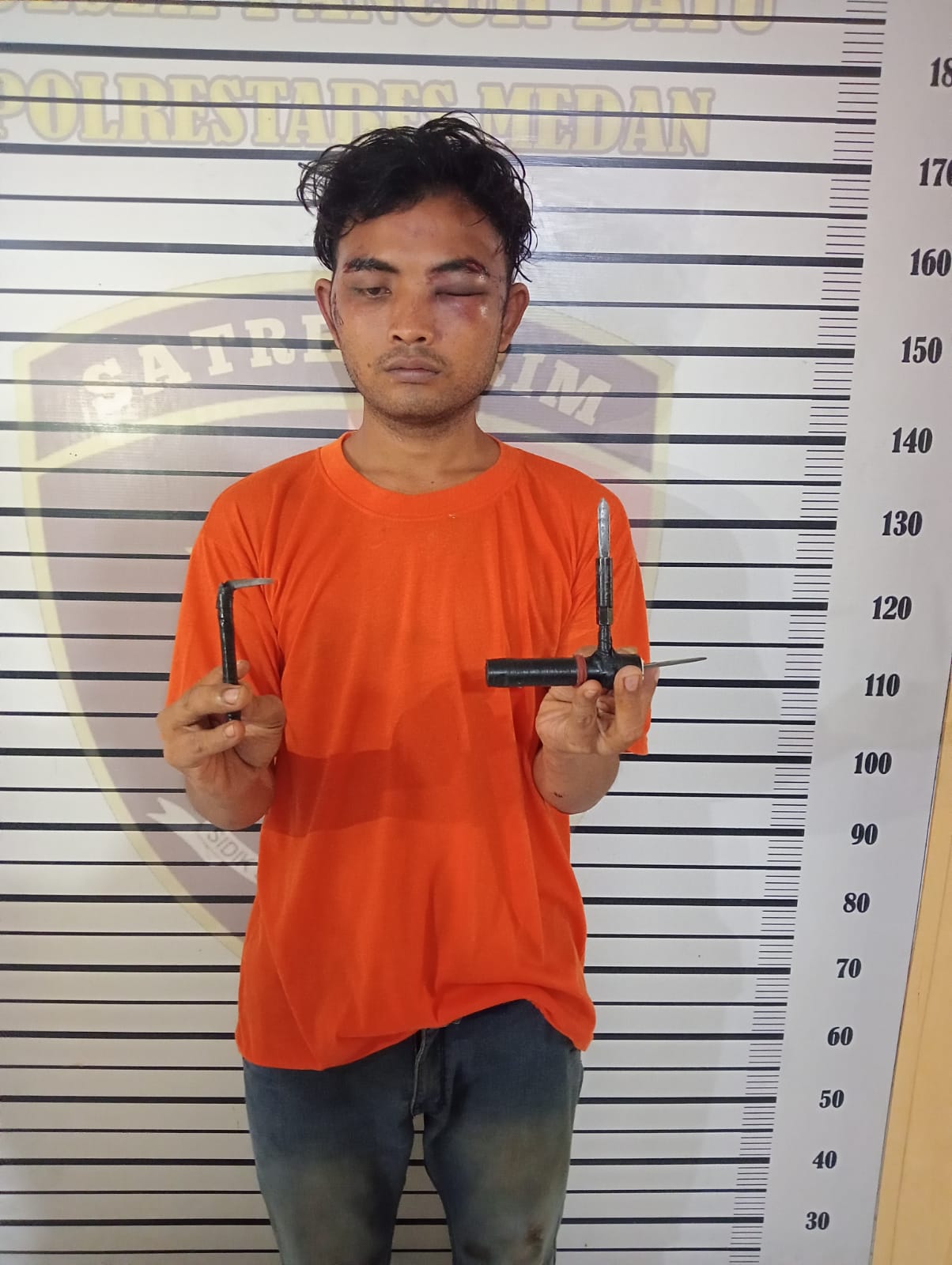 Pelaku Curanmor Diserahkan ke Polsek Pancur Batu