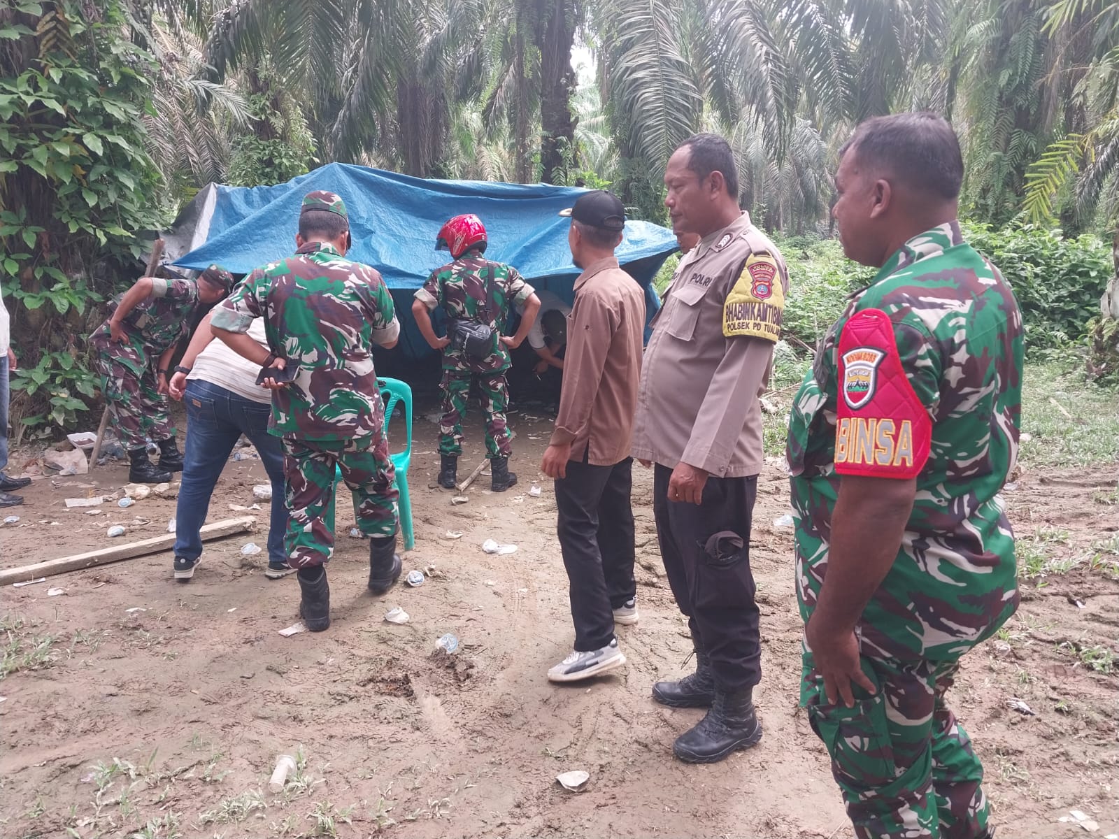 Polsek Padang Tualang, Polres Langkat Bersama Forkopimcam Lakukan GSN