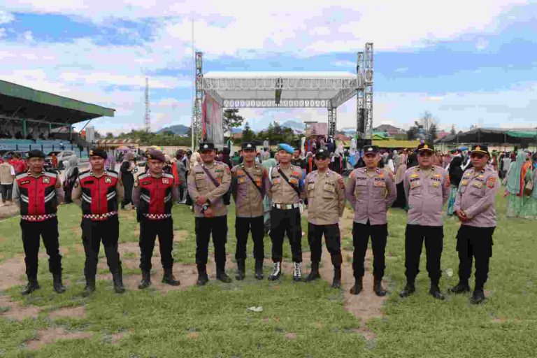 Polres Tanah Karo Beri Pengamanan Pada Acara Tabligh Akbar