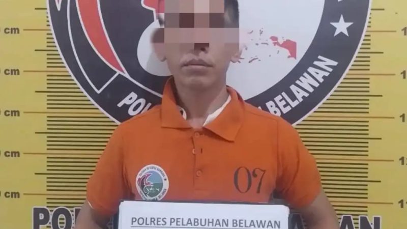 Polres Pelabuhan Belawan Ringkus Bandar Sabu di Kota Bangun
